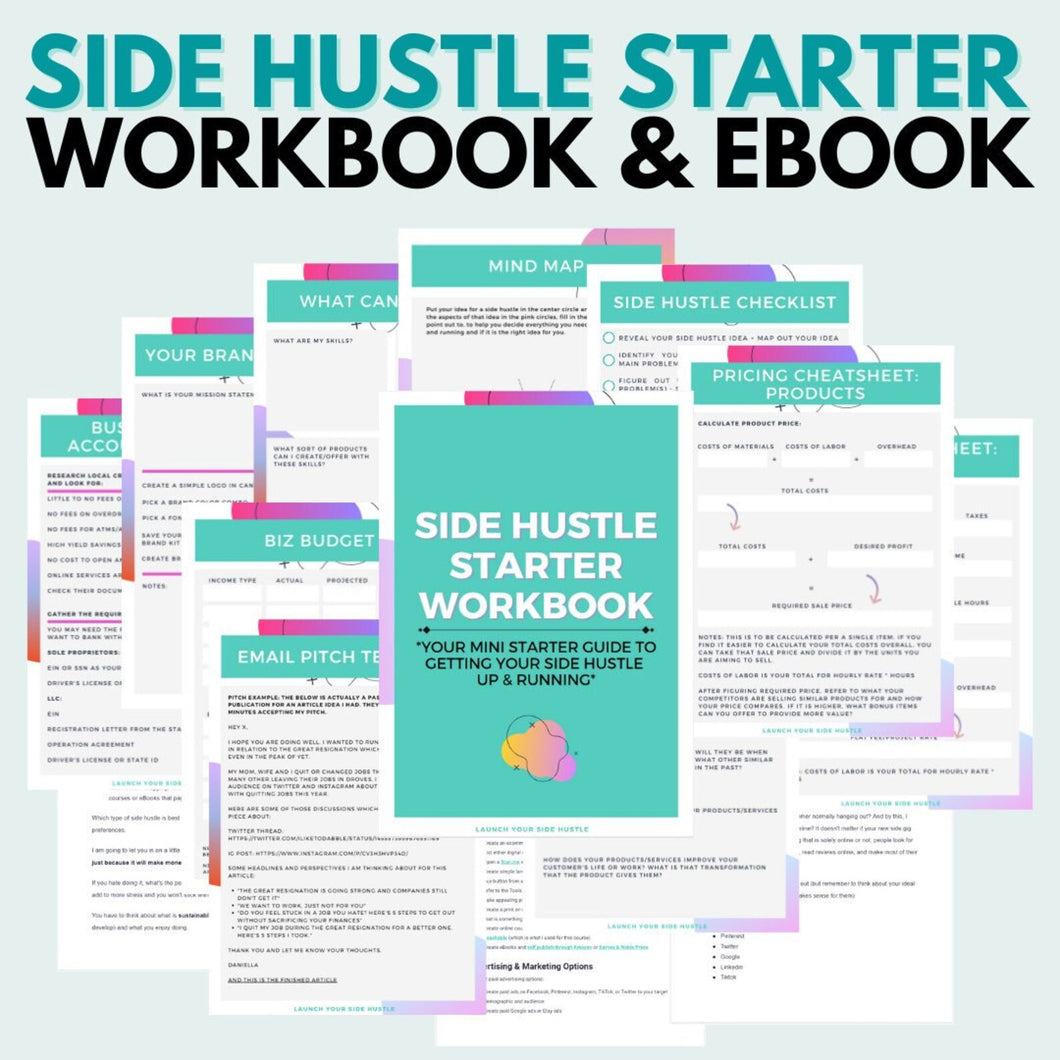 Side Hustle Starter Workbook